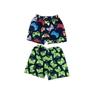 SHEIN Toddler Boys Set Of Two Swim Trunks Shorts size 7Y And 8Y